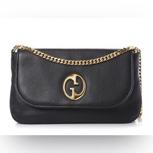 Gucci Calfskin Medium 1973 Chain Shoulder Bag